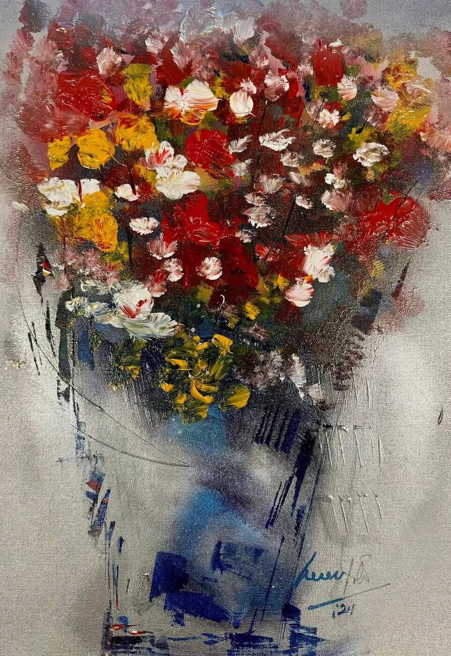 An Abundance of Love, acrylic on gallery-wrapped canvas, by Ludolf Grollé